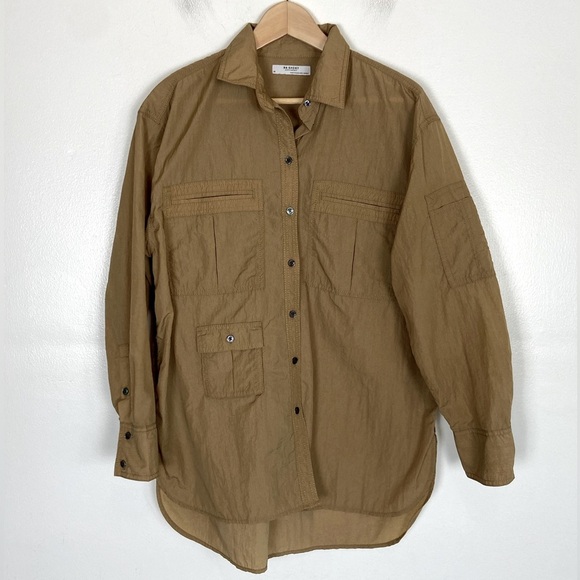 Banana Republic Brown Button Down Shirt - Picture 1 of 11